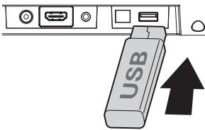 HISENSE BARRESONHS212F - Insérez le périphérique USB. - 1
