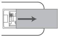 HISENSE BARRESONHS212F - Replace the Remote Control Battery - 1