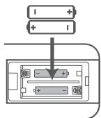 HISENSE BARRESONHS212F - Batterien der Fernbedienung austauschen - 2