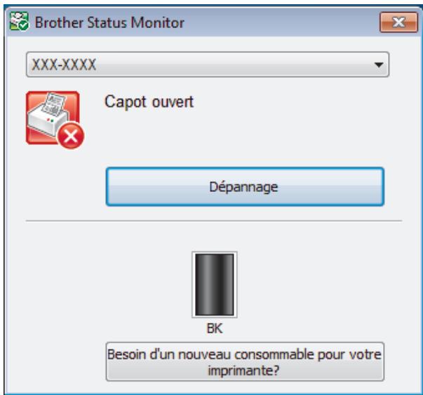 BROTHER DCP-LSSOODN - Trouver I'erreur - 1
