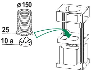 ROBLIN UNIVERS2 CENTRALE 900 - branchement avec un tube de 150 - 1