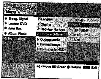 SAMSUNG DVD-H40 - réglages/paramétrage - 2