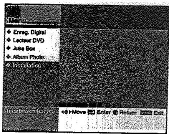 SAMSUNG DVD-H40 - Modifier la langue du menu principal - 1