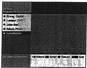 SAMSUNG DVD-H40 - Modifier la langue du menu principal - 4