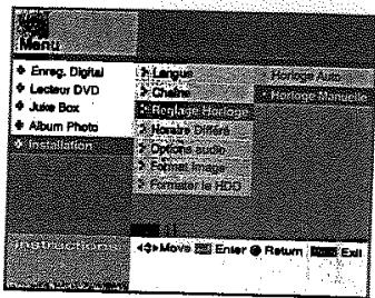 SAMSUNG DVD-H40 - réglages/paramétrage - 2