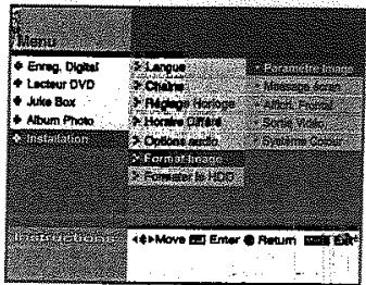 SAMSUNG DVD-H40 - Messe d'écran - 3
