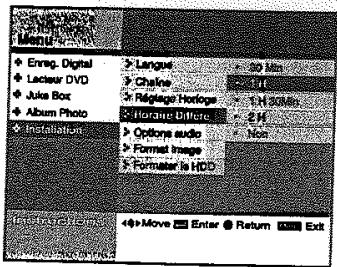 SAMSUNG DVD-H40 - réglages/paramétrage - 2