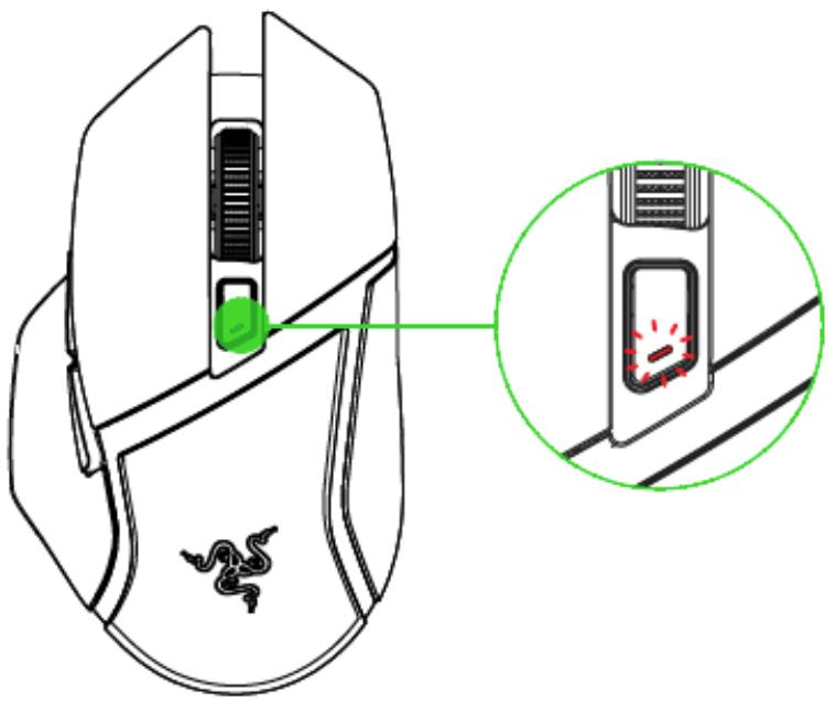 RAZER Basilisk X HS - NOTIFICATION DE NIVEAU FAIBLE DE LA BATTERIE - 1