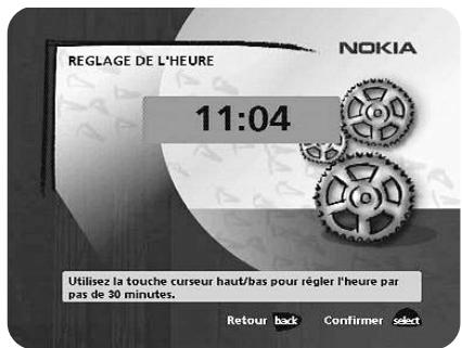 NOKIA Pack 150 S DUO - Réglage de l'heure - 1