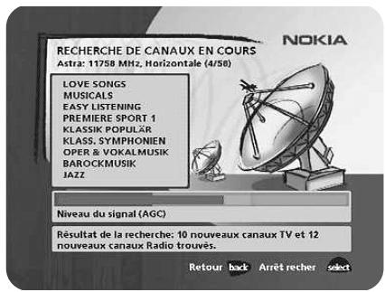NOKIA Pack 150 S DUO - Recherche de canaux en cours - 1