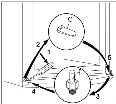 ELECTROLUX ERD34372W - Réversibilité des portes - 3