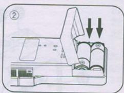 OLYMPUS S711 - Mise en place des piles - 2