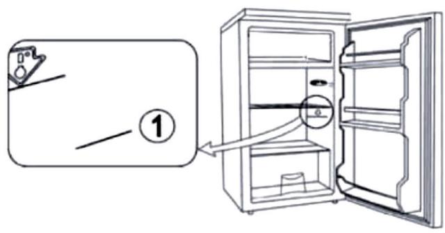 JOYAL PLO247WDSL - TEMPERATURE INDICATOR : THE COLDEST PART OF YOUR REFRIGERATOR - 1