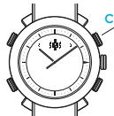 COGITO CLASSIC ARGENT - Pour activer/désactiver le mode silence de votre montre : - 1
