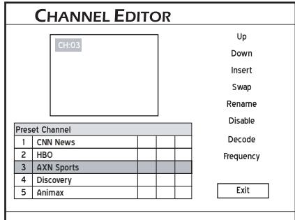 LITE-ON LVW 5027 HC+ - Insérer des chaînes TV - 2
