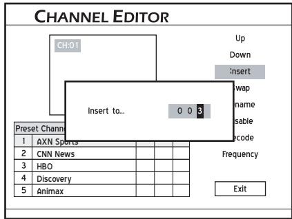 LITE-ON LVW 5027 HC+ - Insérer des chaînes TV - 1