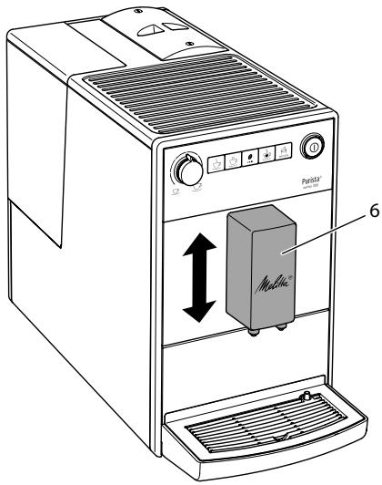 MELITTA F230-002 - Stille inn utløpet for kaffedrikker - 1