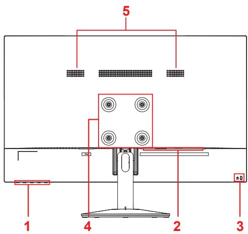 VIEWSONIC VA2403H - 2-2. L'extérieur du moniteur - 4