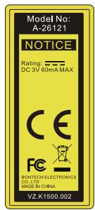 ACER P1303PW - Disposition de la télécommande (P1100A/P1100C/ P1200A/P1200B/P1200C/P1200i/P1200n/P1300WB) - 3