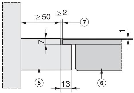 MIELE KM 548 - Plan de travail en pierre naturelle - 1