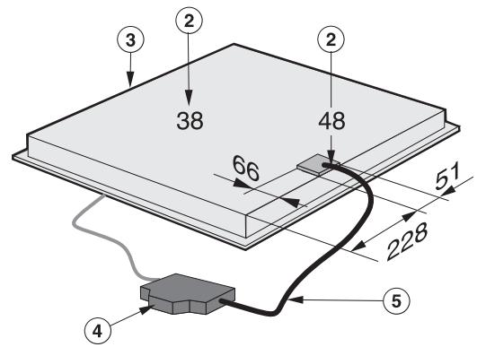 MIELE KM 548 - Cotes d'encastrement KM 547 - 2