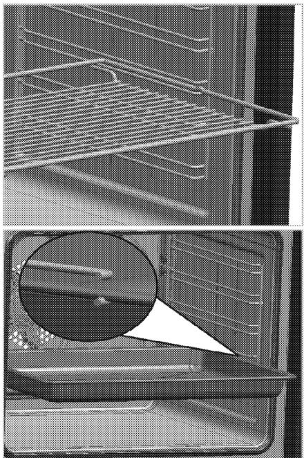 LEISURE CK100F324XK - Placer correctement l'étagère métallique et la plaque sur les chassinis métalliques - 1