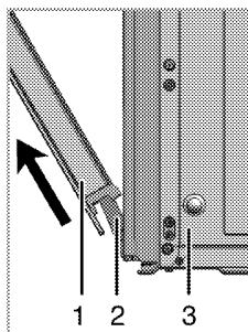 LEISURE CK100F324XK - Retirer la porte du four. - 3