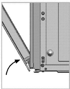 LEISURE CK100F324XK - Retirer la porte du four. - 2