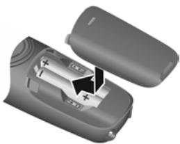 GIGASET E200 DUO - Insertion des batteries - 3