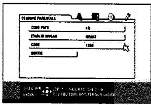 JVC XV-N33SL - Pour régler la censure parentale pour la première fois - 5