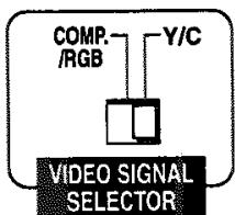JVC XV-N33SL - Réglage du VIDEO SIGNAL SELECTOR - 1