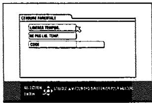 JVC XV-N33SL - Pour lever temporairement la censure parentale - 2