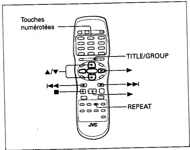 JVC XV-N33SL - Appuyer sur les touches numéroétées pour spécifier directement le numéro de la piste souhaitée. - 1