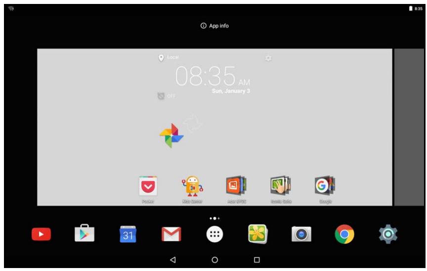 ACER A3-A40-N9E6X - Ajouter des applis à un écran d'accueil - 1