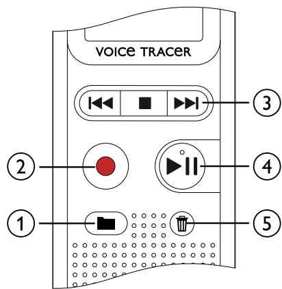 PHILIPS DVT2015 - Boutons - 1