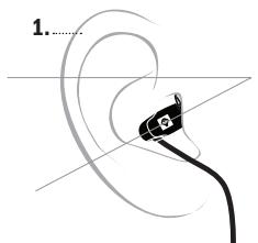 JAYS CASIE Q WHITE - Metre et enlever les écouteurs - 1