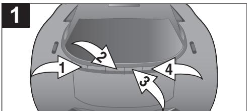 DISNEY CARS RCD 150 DC ROUGE - POUR RÉPÉTER UNE PISTE/TOUTES LES PISTES - 1