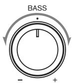 ONKYO A-9555 - Réglage des graves - 1