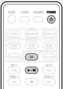 DENON D-F109C SPCW SILV./B - Mise sous tension - 1