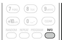 DENON D-F109C SPCW SILV./B - Affichage d'informations pendant la réception - 1