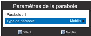 TOSHIBA 32E2553D - Pour selectionner le type Parabole : - 1