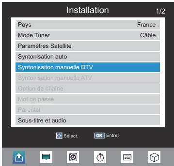 TOSHIBA 32E2553D - Mode DTV - Câble - 1