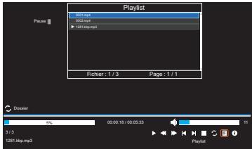TOSHIBA 32E2553D - Utilisation de la Playlist - 1