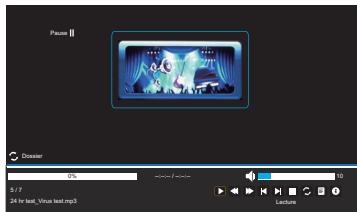 TOSHIBA 32E2553D - Lecture de fichiers musicaux - 4