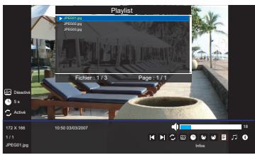 TOSHIBA 32E2553D - Utilisation de la Playlist - 1