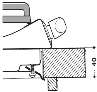ARISTON PF 640 ES (WH) - Installation des tables à encastrer - 5