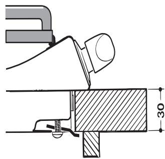 ARISTON PF 640 ES (WH) - Installation des tables à encastrer - 4