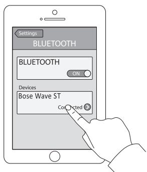 BOSER WAVE ST MS iV WHITE - Jumelage d'un apparéil compatible Bluetooth® - 5