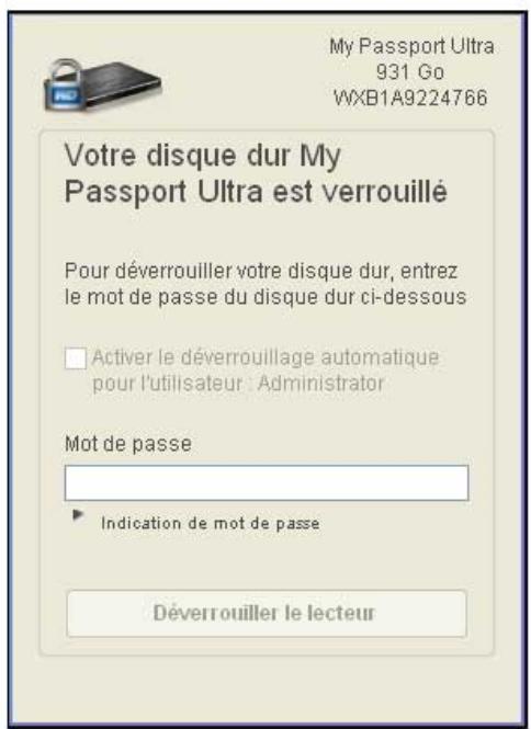 WESTERN DIGITAL DD 1To BK+CLUSB 1660 - A l'alde de l'utilitaire WD Drive Unlock - 1