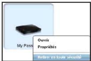 WESTERN DIGITAL DD 1To BK+CLUSB 1660 - Déconnexion du lecteur en toute sécurité - 2
